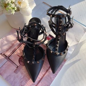 Valentino Rockstud Heels Shoes Size36.5